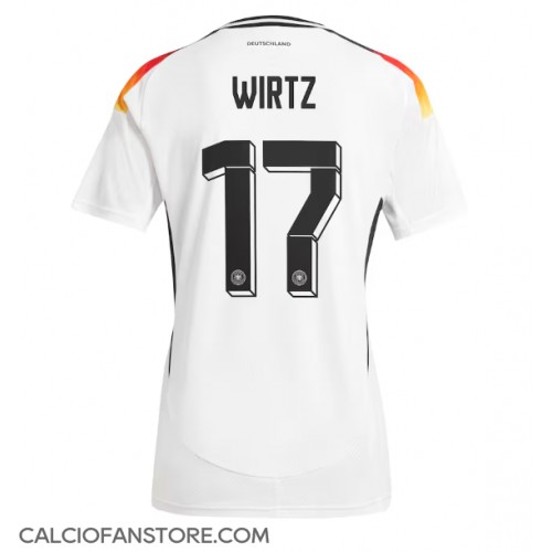 Maglia Calcio Germania Florian Wirtz #17 Prima Divisa Europei 2024 Manica Corta